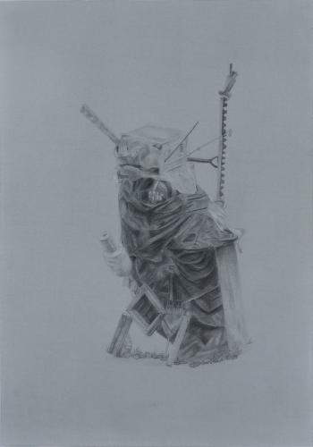 Jarek Piotrowski - Architect - Pencil on paper - 36.5 x 25.6cm