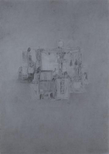 Jarek Piotrowski - Architect - Pencil on paper - 54 x 38.7cm