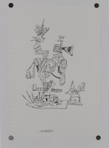 Jarek Piotrowski - Luggage - Ink on paper - 21 x 29.7cm