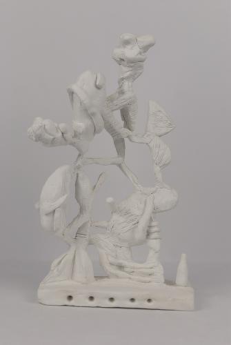 Jarek Piotrowski - Manic Paste - Clay and steel - 21.2 × 12 x 6.8cm