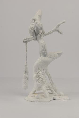 Jarek Piotrowski - Manic Paste - Clay, steel, rope and aluminium - 15 × 8.5 x 5.5cm