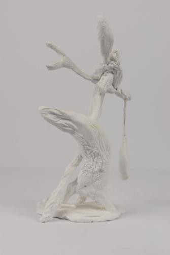 Jarek Piotrowski - Manic Paste - Clay, steel, rope and aluminium - 15 × 8.5 x 5.5cm