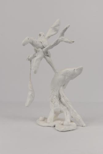 Jarek Piotrowski - Manic Paste - Clay, steel, rope and aluminium - 15 × 8.5 x 5.5cm