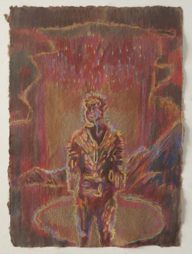 Jarek Piotrowski - Ammonia of Solitude - Watercolor and pastel on Cotton rag paper - 29.5cm × 42cm