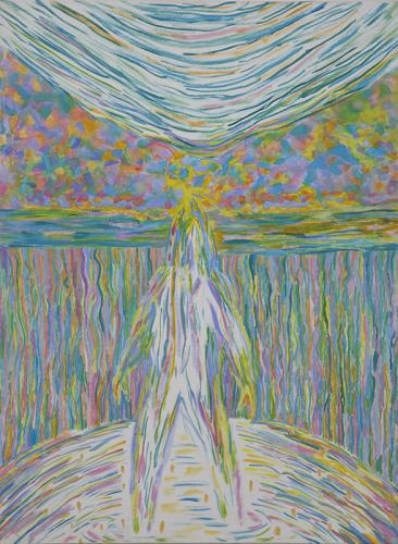 Jarek Piotrowski - Fingers Tie Me Up - Oil on canvas - 120 x 90cm