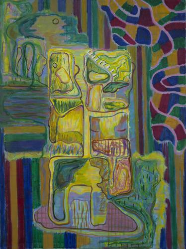 Jarek Piotrowski - Fingers Tie Me Up - Oil on canvas - 120 x 90cm