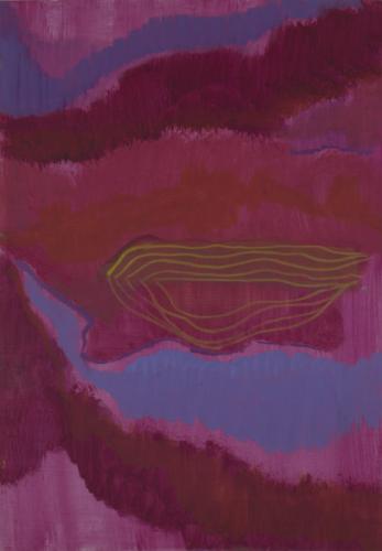 Jarek Piotrowski - Odblask - Oil on paper - 29.7 x 21cm
