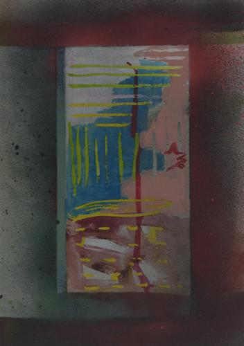 Jarek Piotrowski - WW - Mixed media on paper - 29.7x 21cm