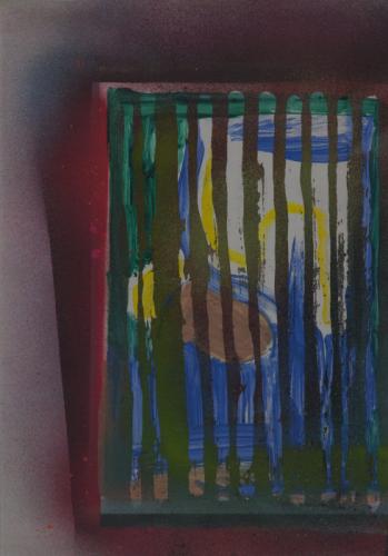 Jarek Piotrowski - WW - Mixed media on paper - 29.7x 21cm