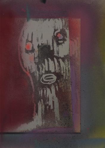 Jarek Piotrowski - WW - Mixed media on paper - 29.7x 21cm