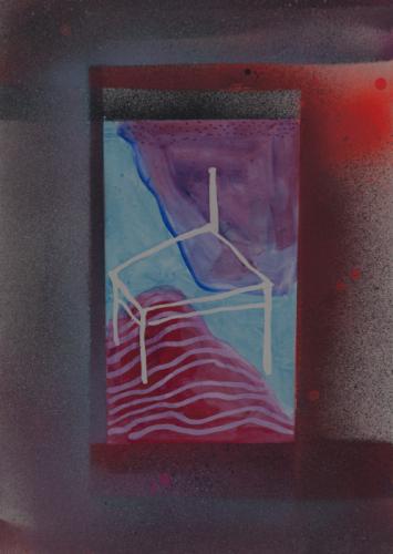 Jarek Piotrowski - WW - Mixed media on paper - 29.7x 21cm