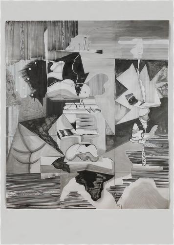 Jarek Piotrowski - A Better Fix - Ink on paper - 189 x 161.5cm