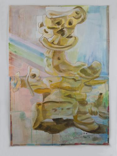 Jarek Piotrowski - Order of Things - Acrylic on primed paper - 153.5cm × 109cm